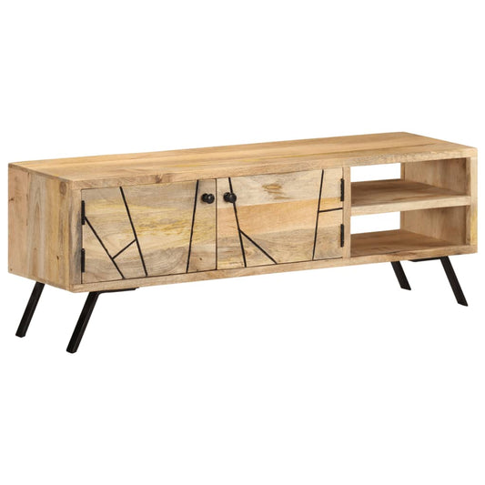 TV-Schrank 110x30x40 cm Mango Massivholz - Pazzar.ch