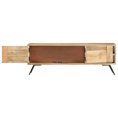 TV-Schrank 110x30x40 cm Mango Massivholz - Pazzar.ch