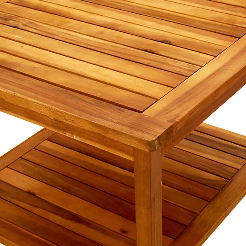 Couchtisch 60x60x45 cm Massivholz Akazie - Pazzar.ch
