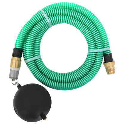 Saugschlauch mit Messing-Anschlüssen Grün 1,1" 20 m PVC - Pazzar.ch