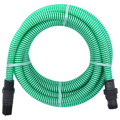 Saugschlauch mit PVC-Anschlüssen Grün 1" 10 m PVC - Pazzar.ch