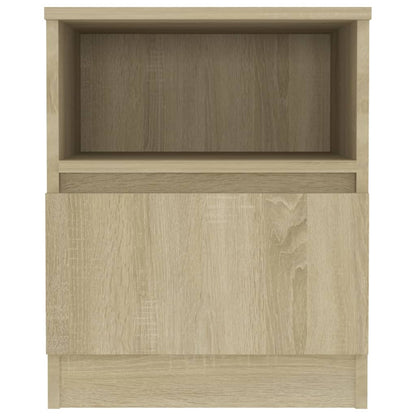 Nachttische 2 Stk. Sonoma-Eiche 40x40x50 cm Holzwerkstoff - Pazzar.ch