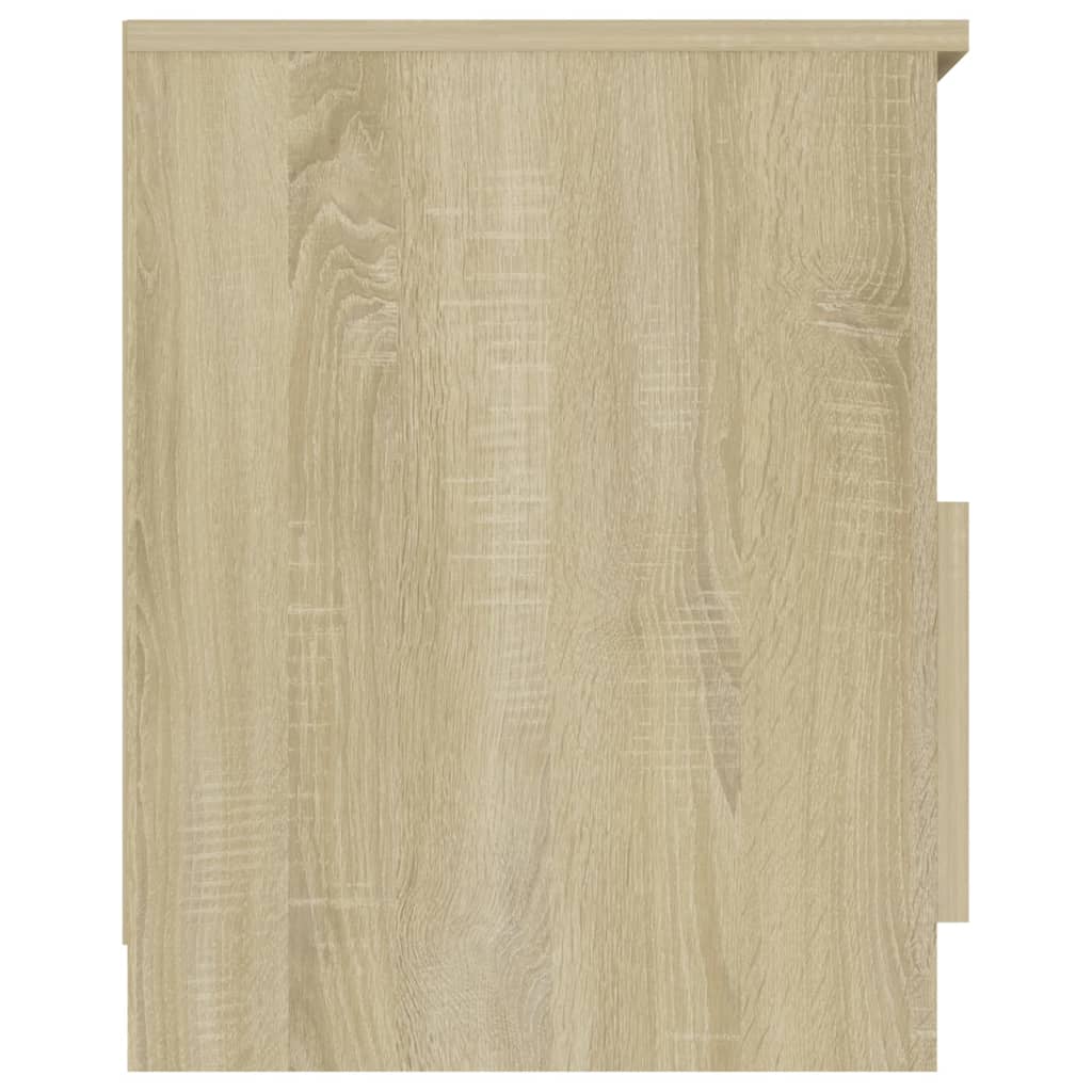 Nachttische 2 Stk. Sonoma-Eiche 40x40x50 cm Holzwerkstoff - Pazzar.ch