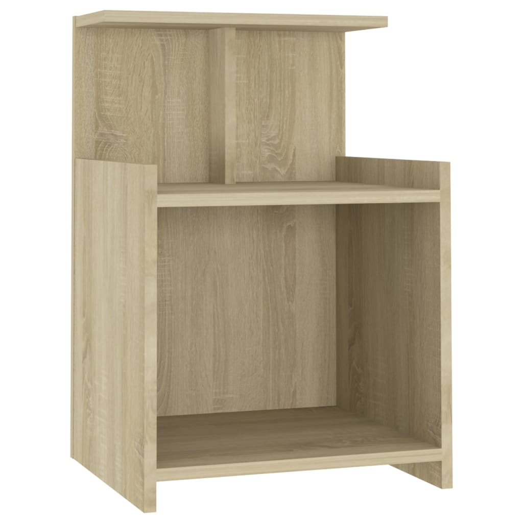 Nachttische 2 Stk. Sonoma-Eiche 40x35x60 cm Holzwerkstoff - Pazzar.ch