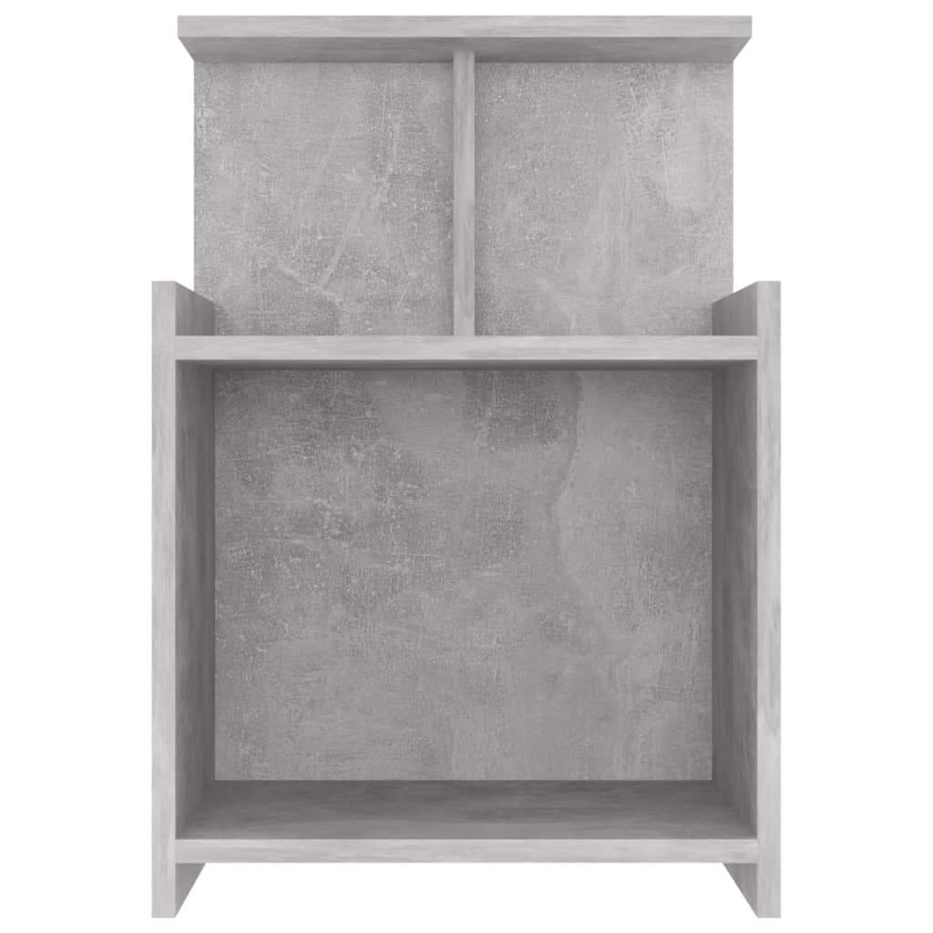 Nachttisch Betongrau 40x35x60 cm Holzwerkstoff - Pazzar.ch