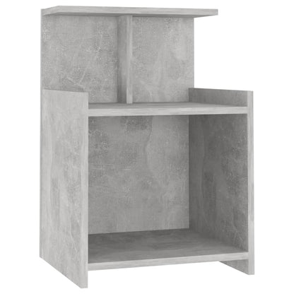 Nachttische 2 Stk. Betongrau 40x35x60 cm Holzwerkstoff - Pazzar.ch
