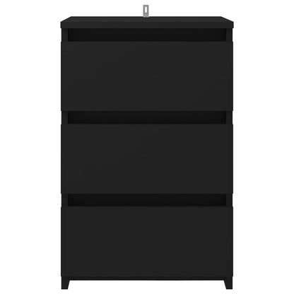 Nachttisch Schwarz 40x35x62,5 cm Holzwerkstoff - Pazzar.ch