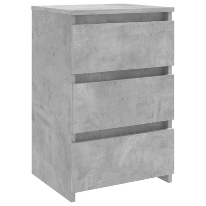 Nachttisch Betongrau 40x35x62,5 cm Holzwerkstoff - Pazzar.ch