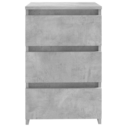 Nachttisch Betongrau 40x35x62,5 cm Holzwerkstoff - Pazzar.ch