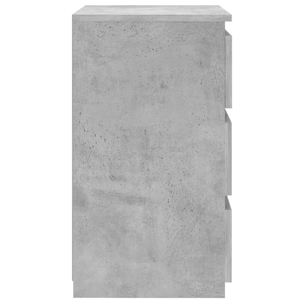 Nachttisch Betongrau 40x35x62,5 cm Holzwerkstoff - Pazzar.ch