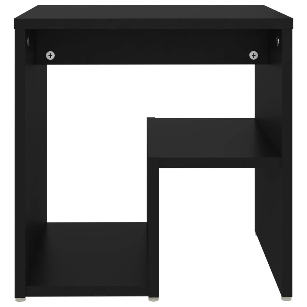 Nachttisch Schwarz 40x30x40 cm Holzwerkstoff - Pazzar.ch