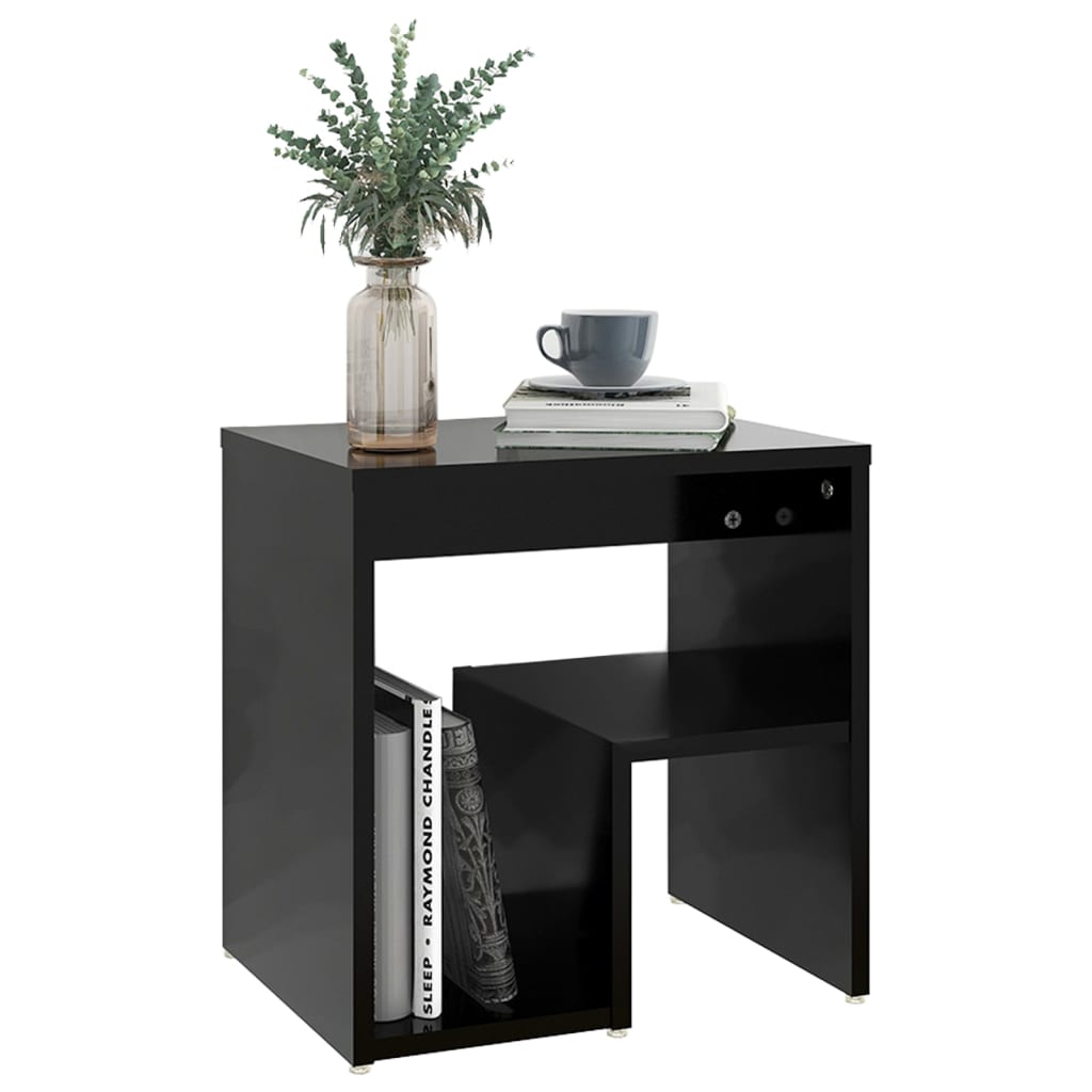 Nachttisch Schwarz 40x30x40 cm Holzwerkstoff - Pazzar.ch