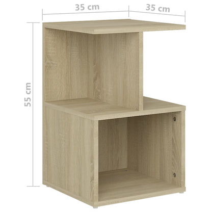 Nachttisch Sonoma-Eiche 35x35x55 cm Holzwerkstoff - Pazzar.ch