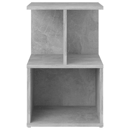 Nachttisch Betongrau 35x35x55 cm Holzwerkstoff - Pazzar.ch