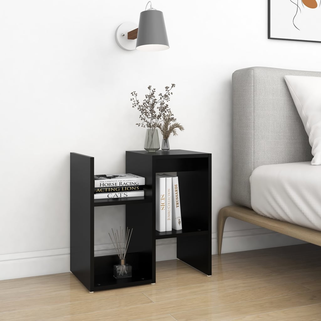 Nachttische 2 Stk. Schwarz 50x30x51,5 cm Holzwerkstoff - Pazzar.ch