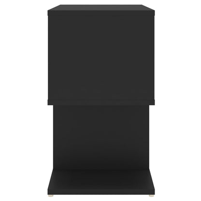 Nachttische 2 Stk. Schwarz 50x30x51,5 cm Holzwerkstoff - Pazzar.ch