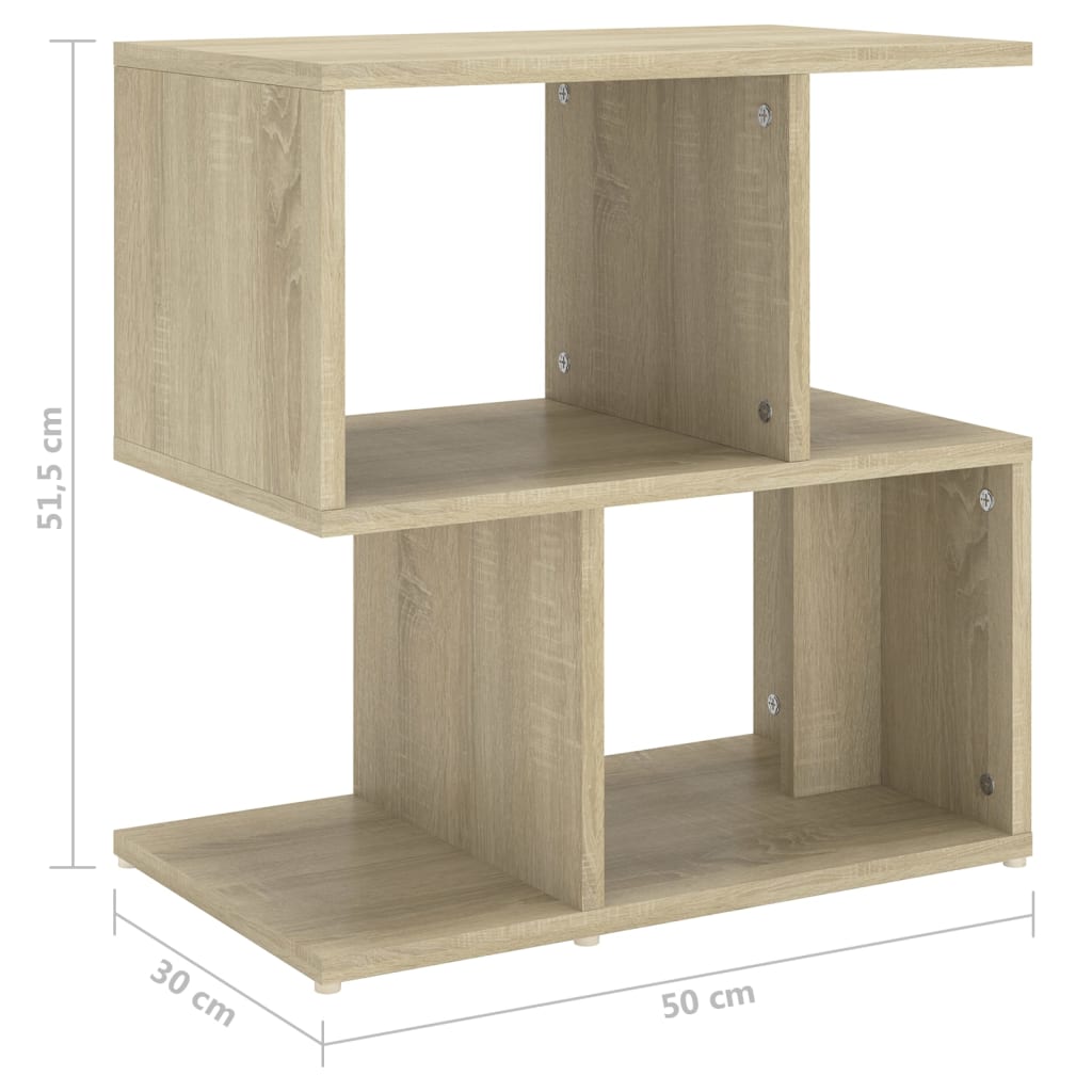 Nachttisch Sonoma-Eiche 50x30x51,5 cm Holzwerkstoff - Pazzar.ch