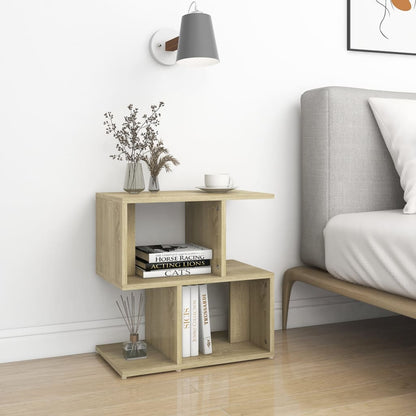 Nachttische 2 Stk. Sonoma-Eiche 50x30x51,5 cm Holzwerkstoff - Pazzar.ch
