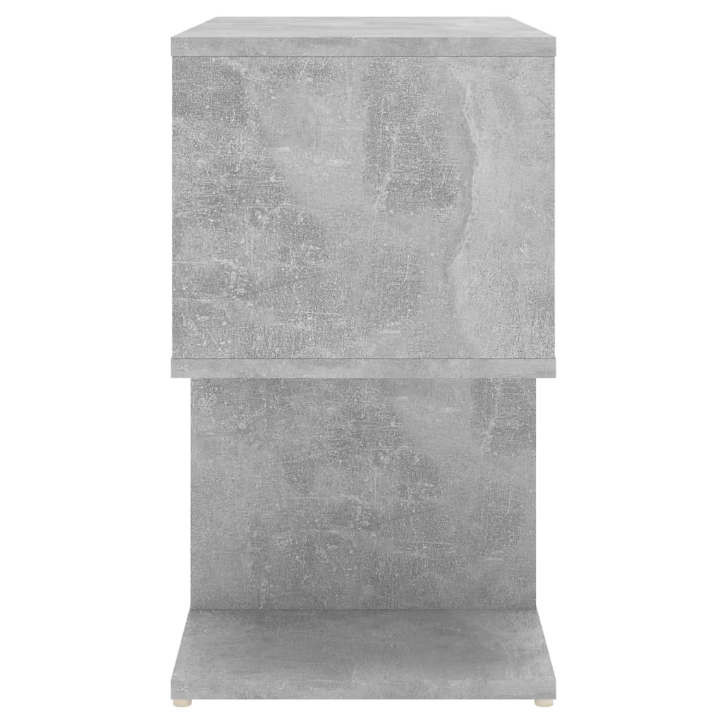Nachttisch Betongrau 50x30x51,5 cm Holzwerkstoff - Pazzar.ch
