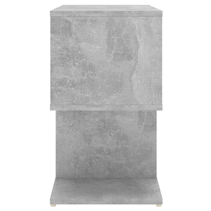Nachttisch Betongrau 50x30x51,5 cm Holzwerkstoff - Pazzar.ch