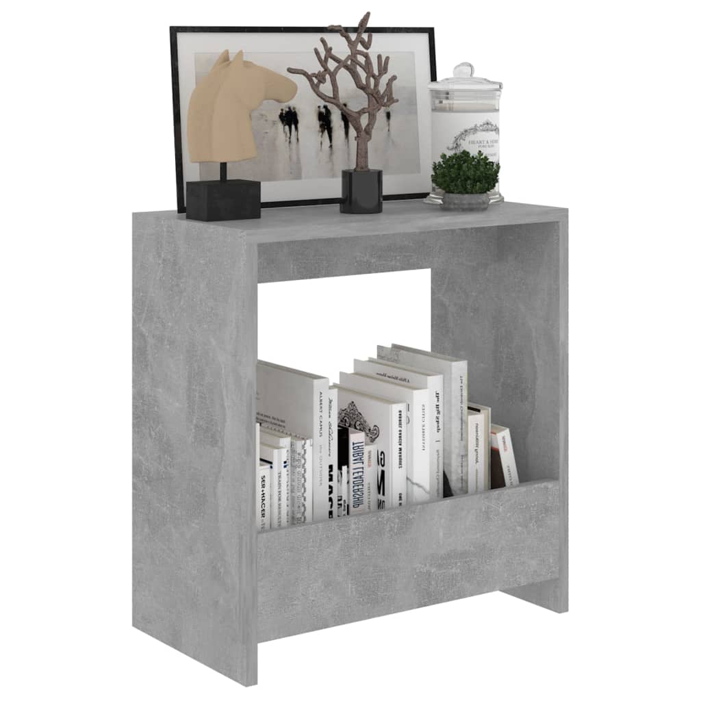 Beistelltisch Betongrau 50x26x50 cm Holzwerkstoff - Pazzar.ch