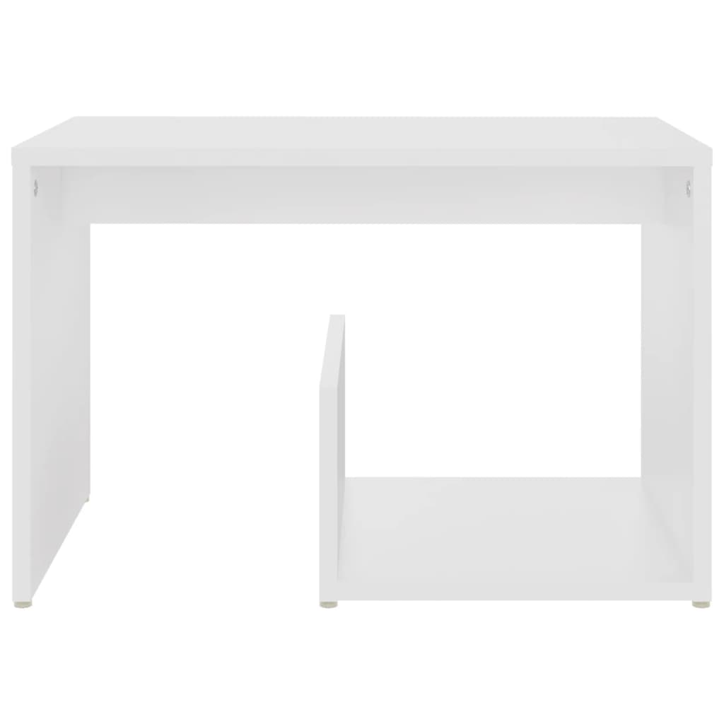 Beistelltisch Weiß 59x36x38 cm Holzwerkstoff - Pazzar.ch