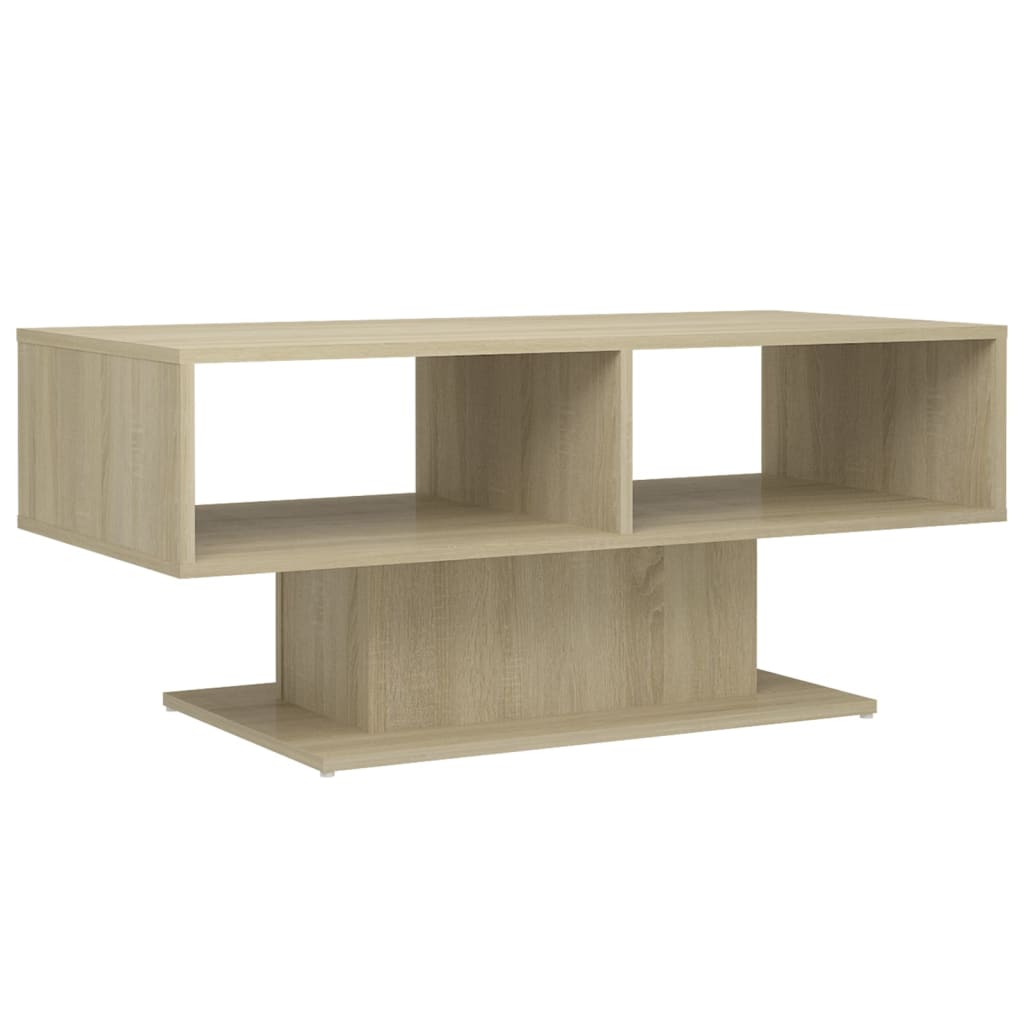 Couchtisch Sonoma-Eiche 103,5x50x44,5 cm Holzwerkstoff - Pazzar.ch