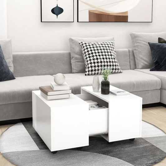 Couchtisch Weiß 60x60x38 cm Holzwerkstoff - Pazzar.ch