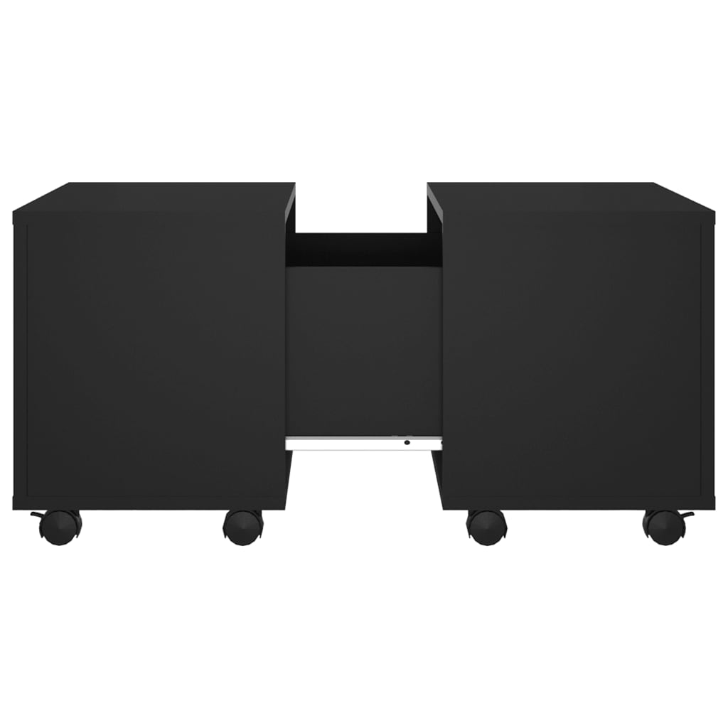 Couchtisch Schwarz 60x60x38 cm Holzwerkstoff - Pazzar.ch