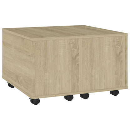 Couchtisch Sonoma-Eiche 60x60x38 cm Holzwerkstoff - Pazzar.ch