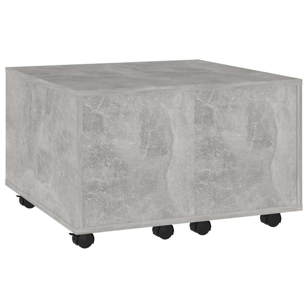 Couchtisch Betongrau 60x60x38 cm Holzwerkstoff - Pazzar.ch