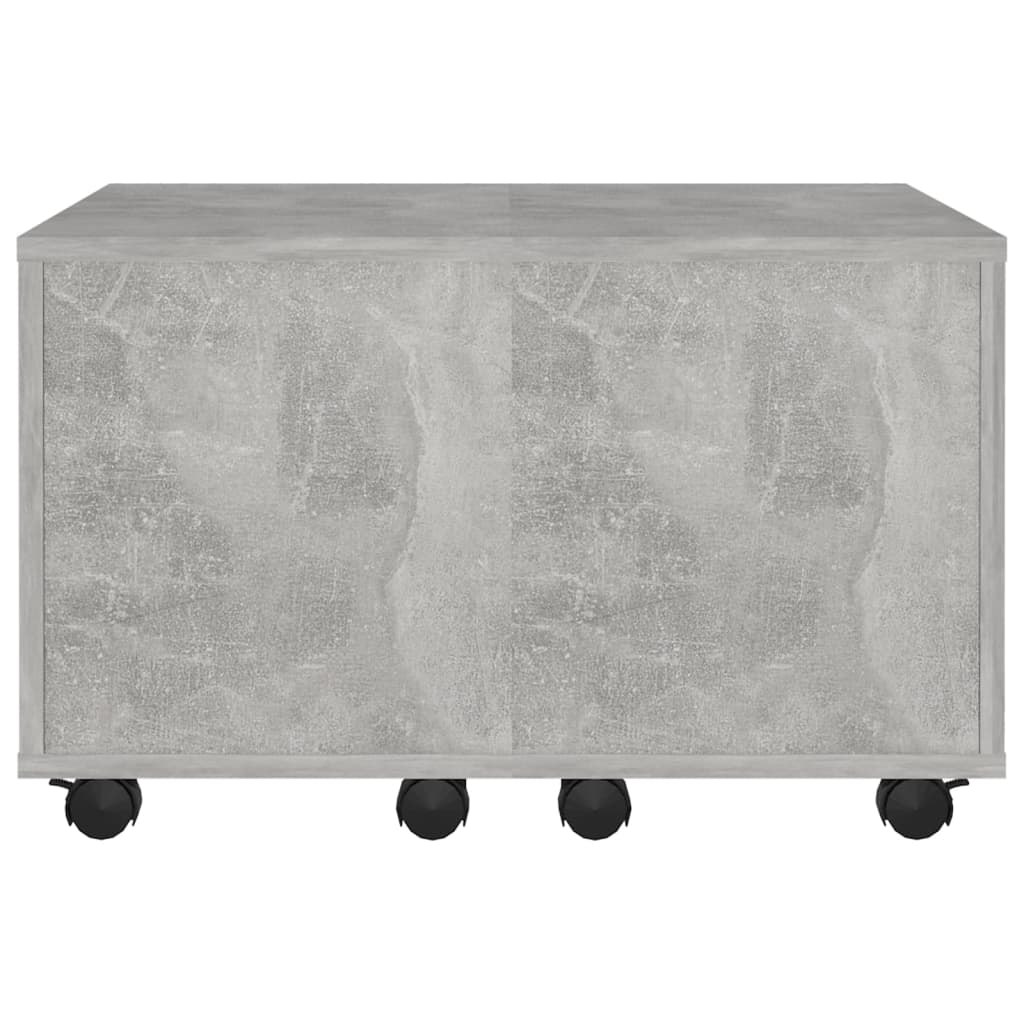 Couchtisch Betongrau 60x60x38 cm Holzwerkstoff - Pazzar.ch