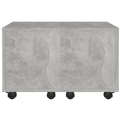 Couchtisch Betongrau 60x60x38 cm Holzwerkstoff - Pazzar.ch
