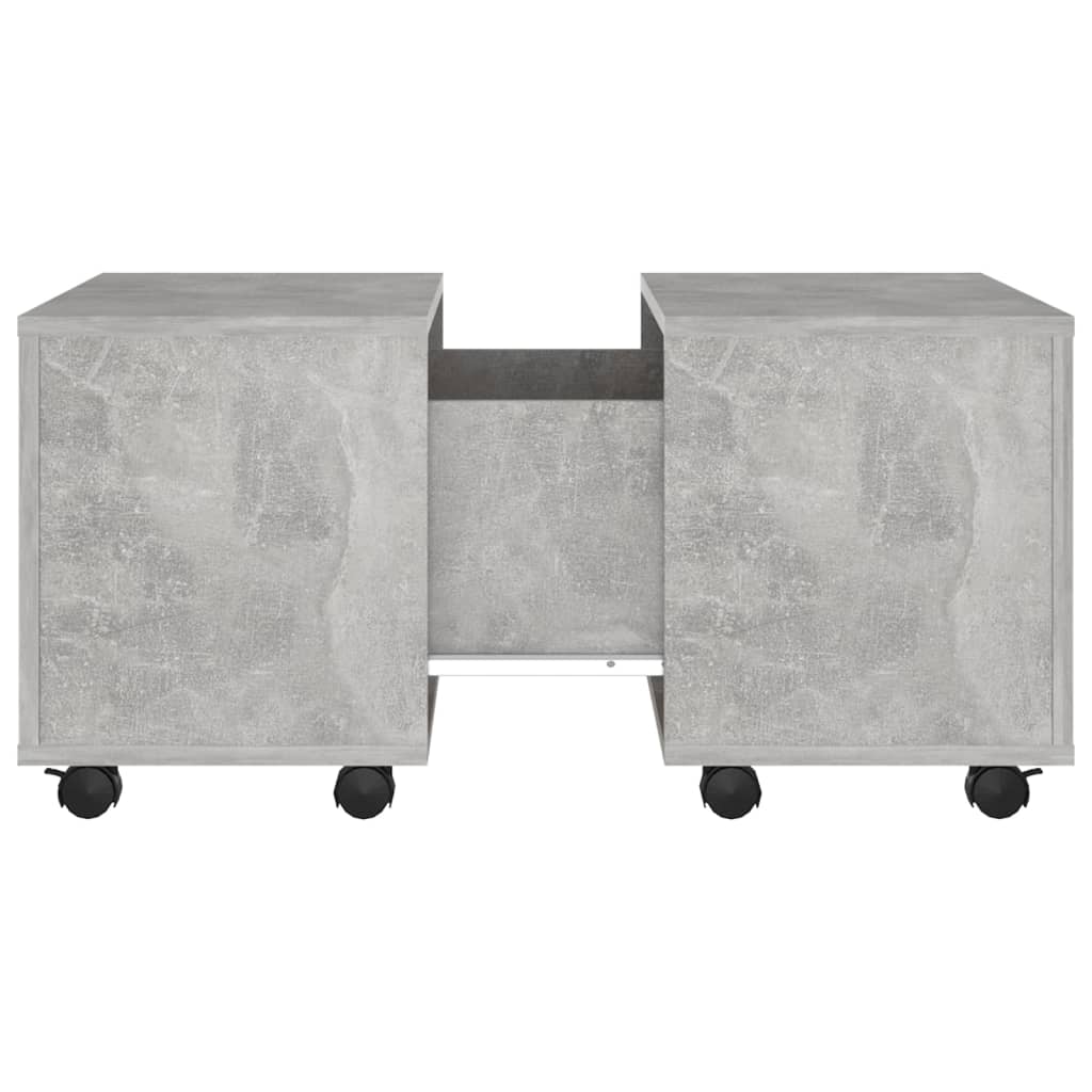 Couchtisch Betongrau 60x60x38 cm Holzwerkstoff - Pazzar.ch