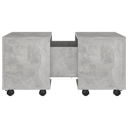 Couchtisch Betongrau 60x60x38 cm Holzwerkstoff - Pazzar.ch