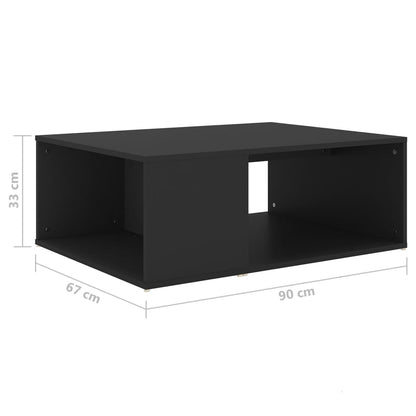 Couchtisch Schwarz 90x67x33 cm Holzwerkstoff - Pazzar.ch