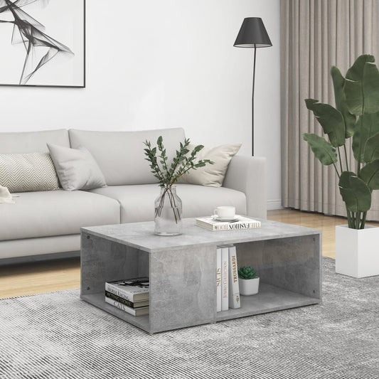 Couchtisch Betongrau 90x67x33 cm Holzwerkstoff - Pazzar.ch
