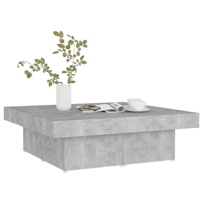 Couchtisch Betongrau 90x90x28 cm Holzwerkstoff - Pazzar.ch