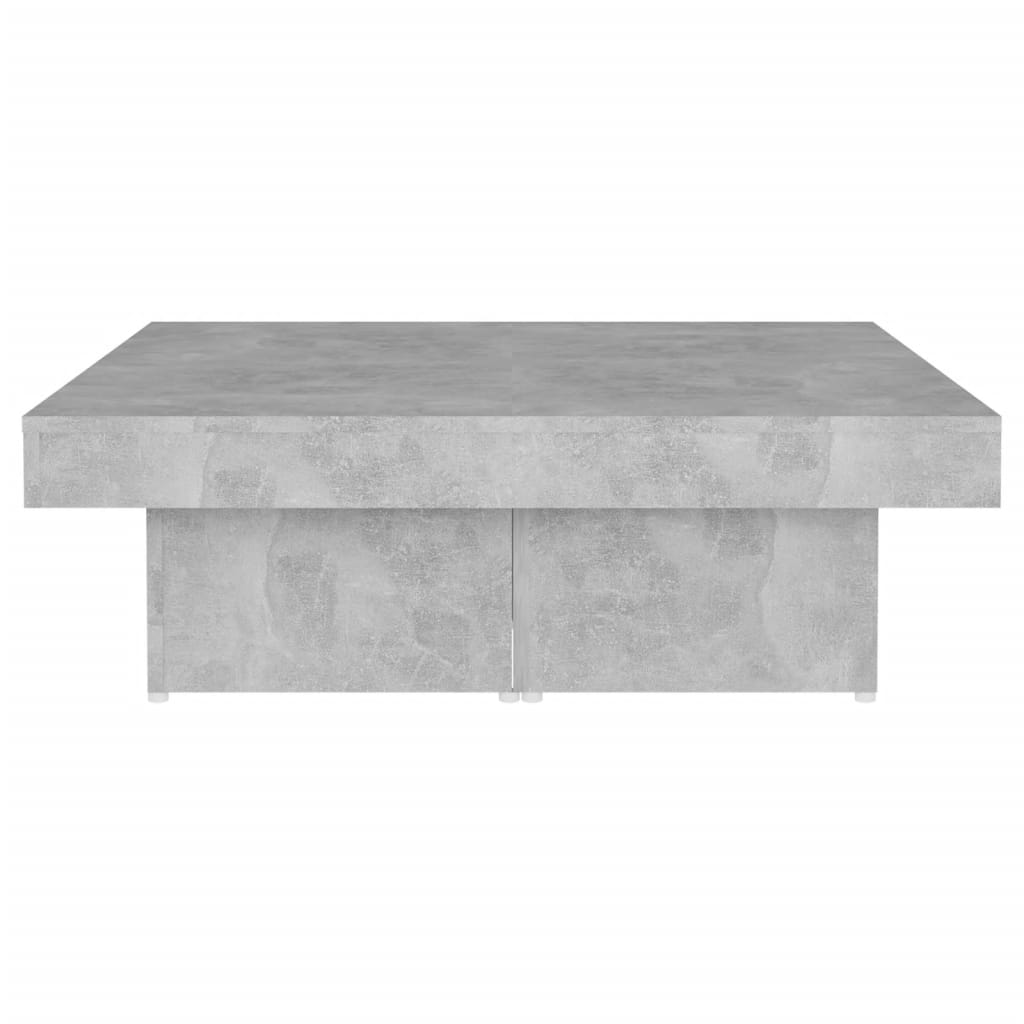 Couchtisch Betongrau 90x90x28 cm Holzwerkstoff - Pazzar.ch