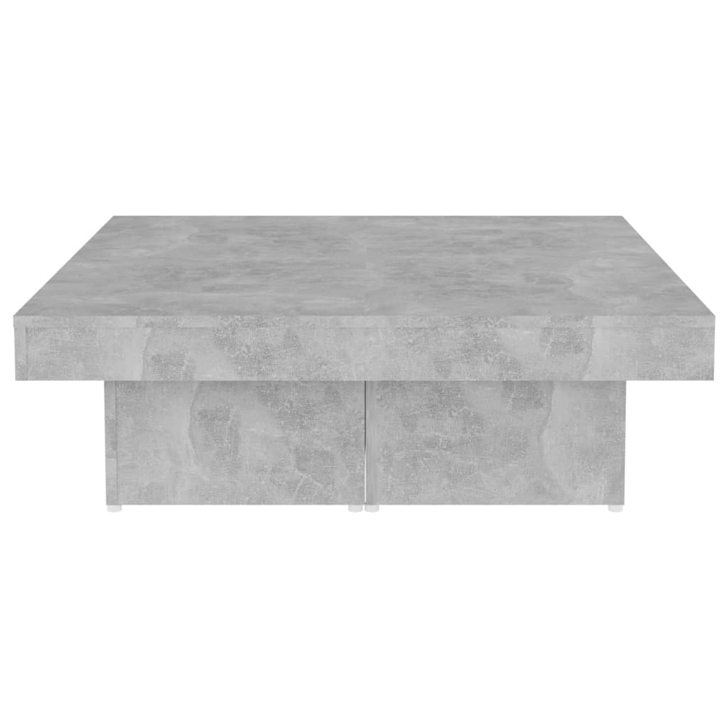 Couchtisch Betongrau 90x90x28 cm Holzwerkstoff - Pazzar.ch