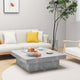 Couchtisch Betongrau 90x90x28 cm Holzwerkstoff