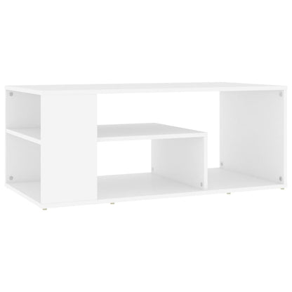 Couchtisch Weiß 100x50x40 cm Holzwerkstoff - Pazzar.ch