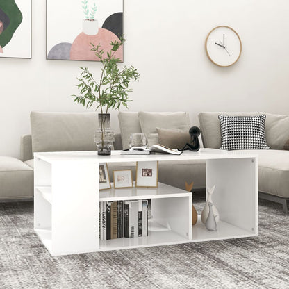 Couchtisch Weiß 100x50x40 cm Holzwerkstoff - Pazzar.ch