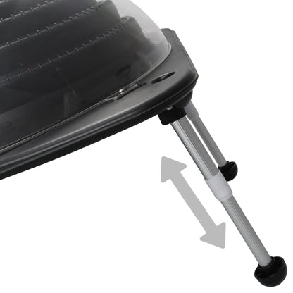 Solarkugel Poolheizung 2 Stk. 75x75x36 cm HDPE Aluminium - Pazzar.ch