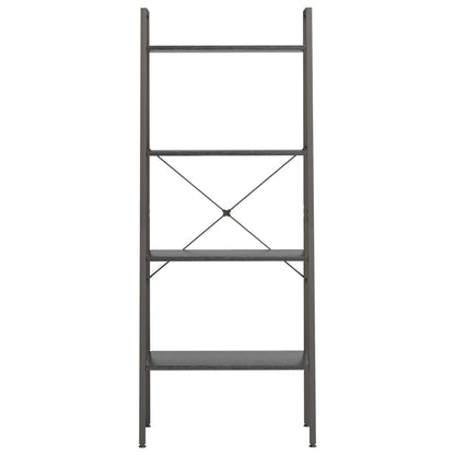 Standregal mit 4 Böden Schwarz 56x35x140 cm - Pazzar.ch