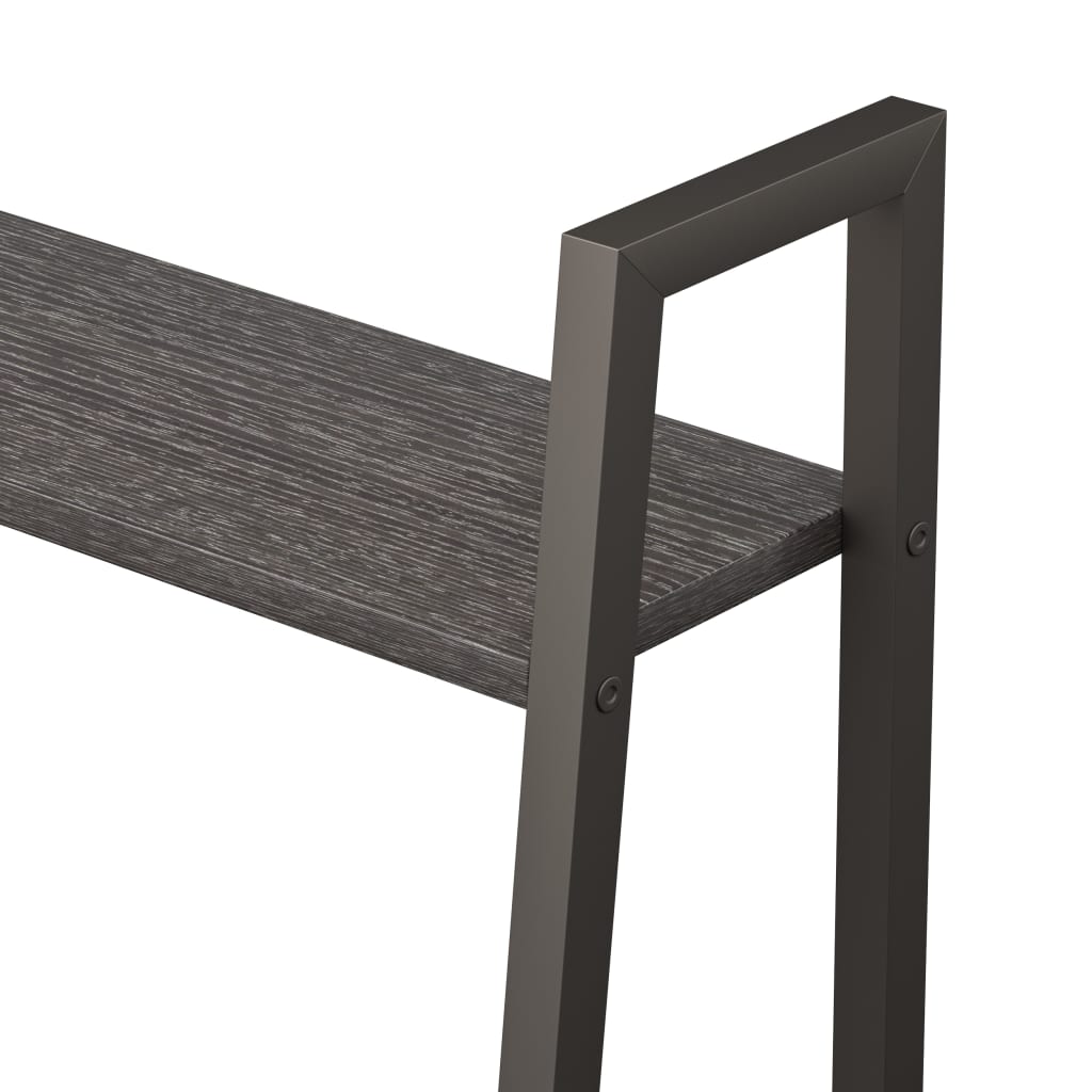 Standregal mit 4 Böden Schwarz 56x35x140 cm - Pazzar.ch