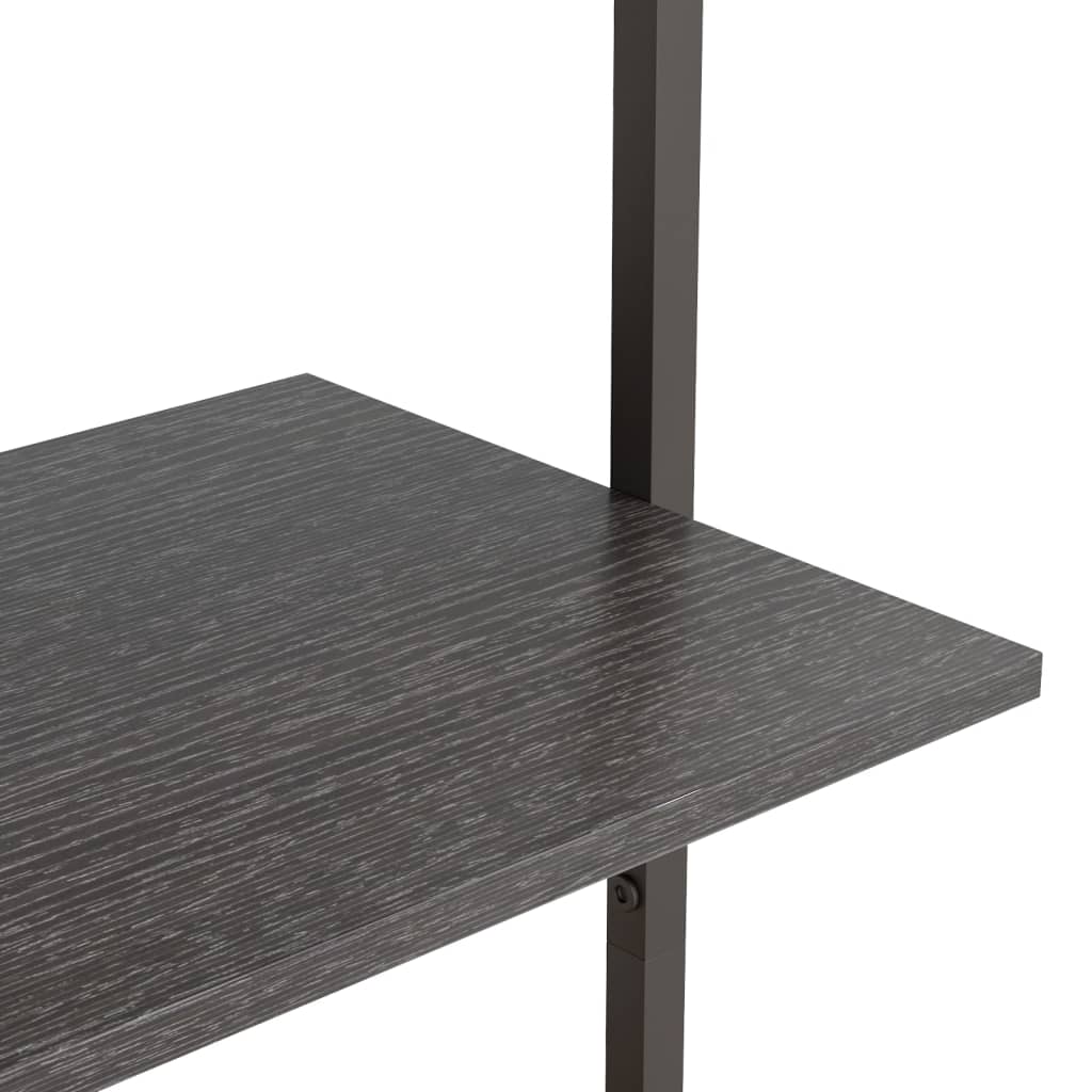 Leiterregal mit 3 Böden Schwarz 64x35x120,5 cm - Pazzar.ch