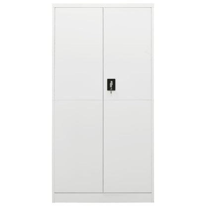 Schließfachschrank Weiß 90x40x180 cm Stahl - Pazzar.ch