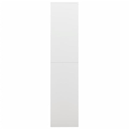 Schließfachschrank Weiß 90x40x180 cm Stahl - Pazzar.ch