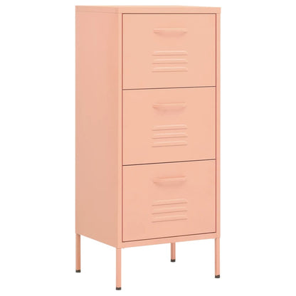 Lagerschrank Rosa 42,5x35x101,5 cm Stahl - Pazzar.ch
